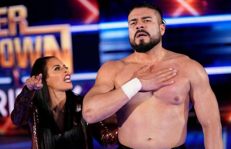 Zelina Vega (left) and Andrade (right)