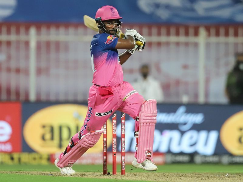 Sanju Samson in action