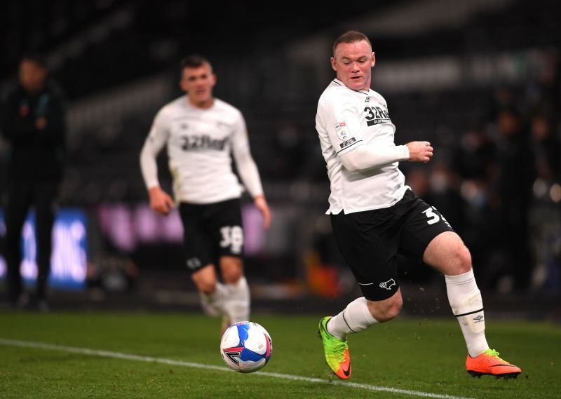 Wayne Rooney could be missing for Derby County
