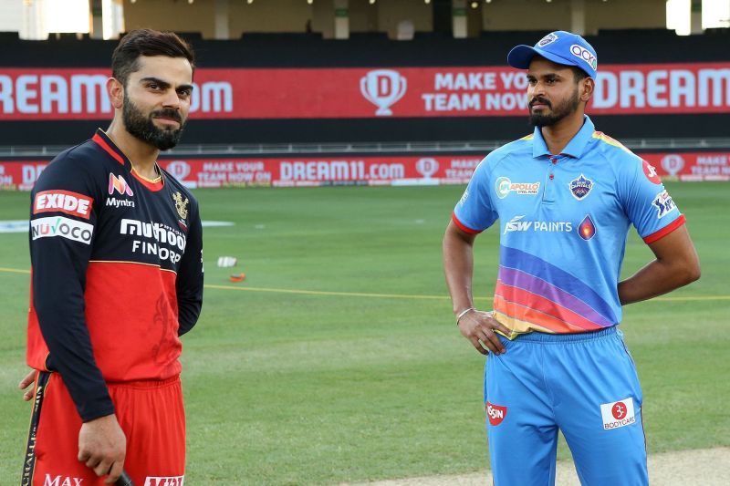 Virat Kohli and Shreyas Iyer faced off for the first time in IPL 2020 [PC: iplt20.com]