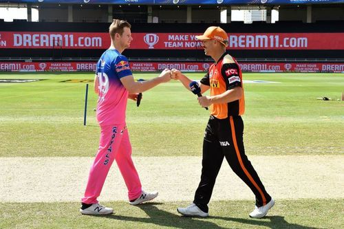 Steve Smith takes on countryman David Warner in the RR v SRH clash in IPL 2020.