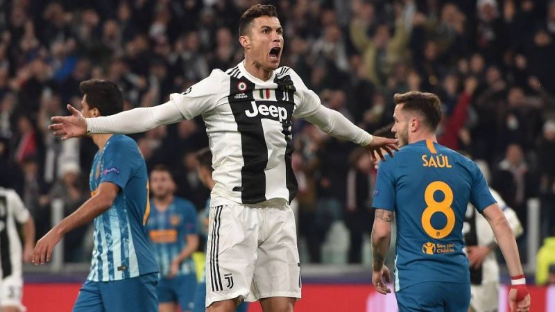 Cometh the hour, cometh the man. Cristiano Ronaldo roars after scoring one of his three goals against Atletico Madrid in the Champions League Round of 16 last year.