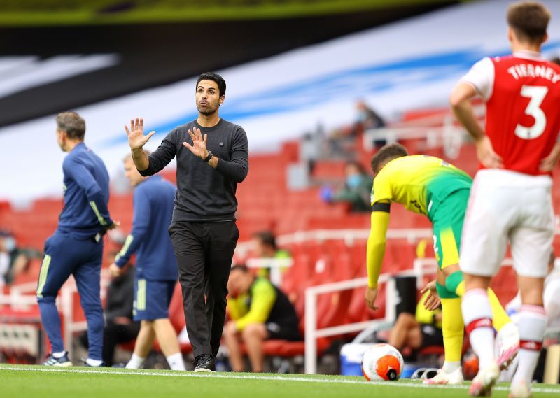 Arsenal manager Mikel Arteta