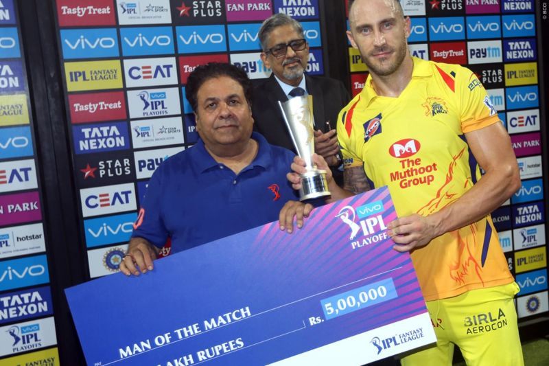 Faf du Plessis' heroics helped CSK beat SRH in Qualifier 1 of IPL 2018 (Image: iplt20.com)