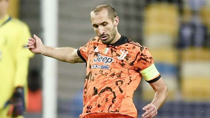 Giorgio Chiellini had to be substituted off due to an injury