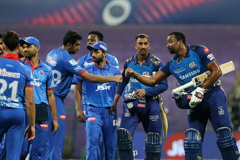 Mumbai Indians picked up a 5-wicket win against the Delhi Capitals