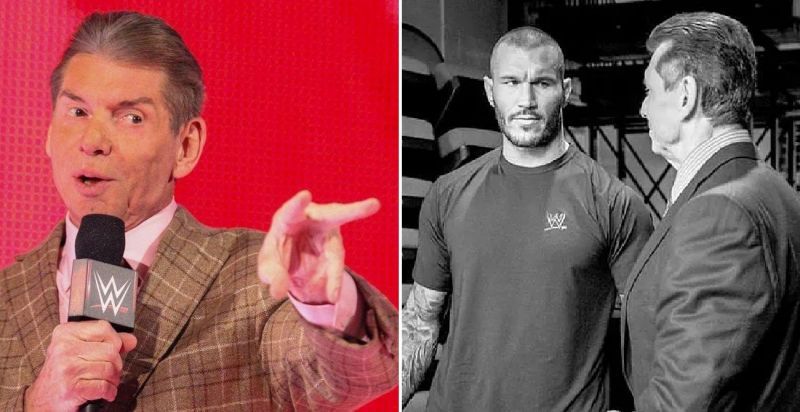 Vince McMahon and Randy Orton