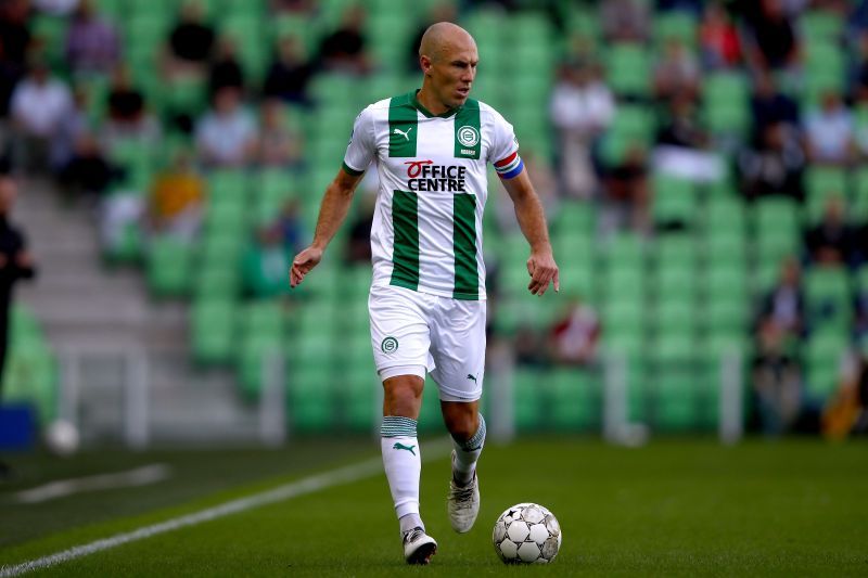 Arjen Robben in action for Groningen