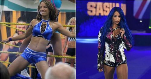 Sasha Banks in FCW; Banks now on the main roster