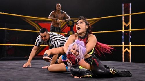 Candice LeRae and Io Shirai will face off over the NXT Women's Championship