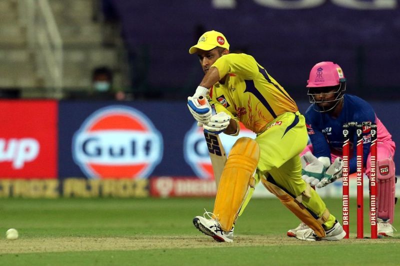 The CSK batsmen were kept on a tight leash by the RR leg-spinners [P/C: iplt20.com]