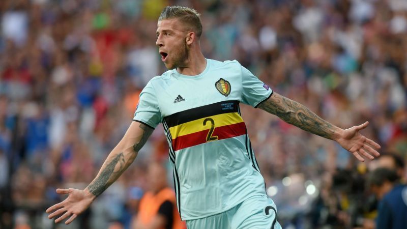 Toby Alderweireld provided the assist for Romelu Lukaku's first goal against Iceland