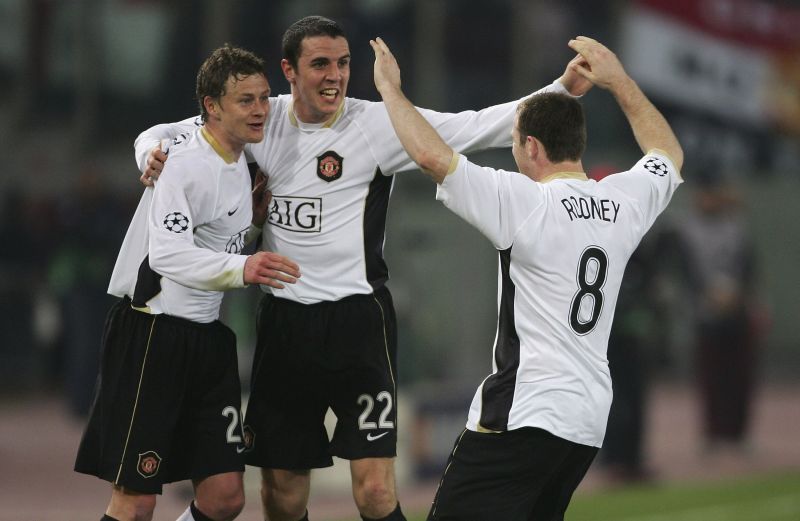 Rooney and current Manchester United manager Ole Gunnar Solskjaer