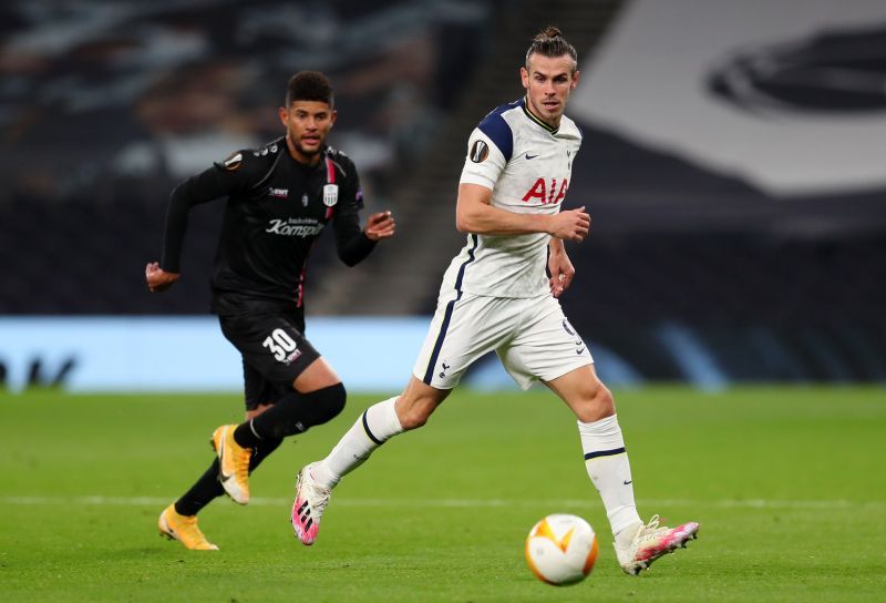 Gareth Bale had a quiet game on his first start for Tottenham since returning to the club.