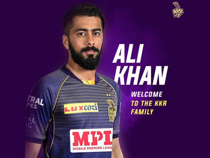 KKR pacer Ali Khan ruled out for the remainder of IPL 2020 with an injury (Image Credits: Twitter)