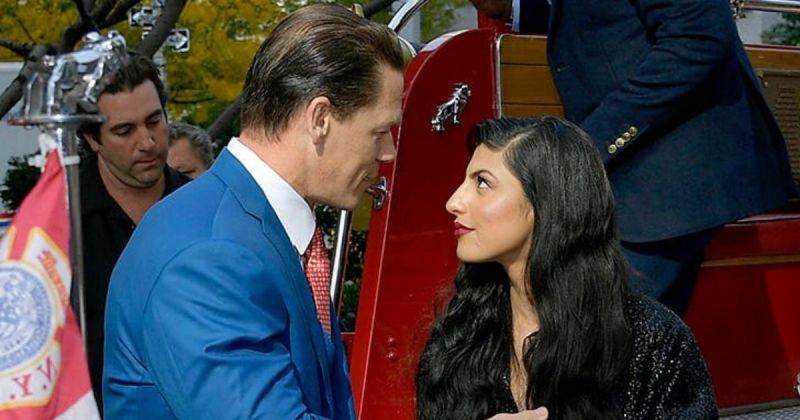 John Cena and Shay Shariatzadeh.