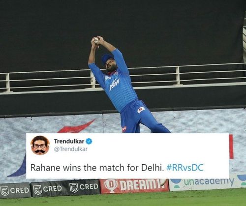 RR choked to help DC move to the top of the IPL 2020 points table