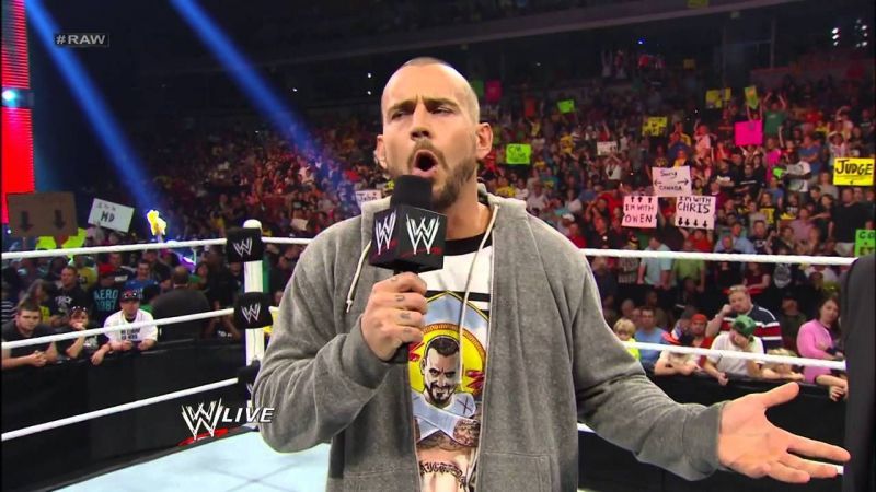 CM Punk really wanted that match (Pic Source: WWE)