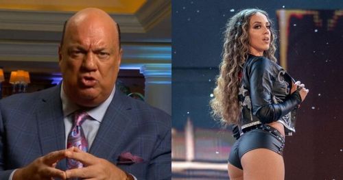 Paul Heyman and Chelsea Green.