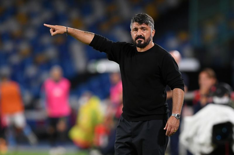 Napoli head coach Gennaro Gattuso