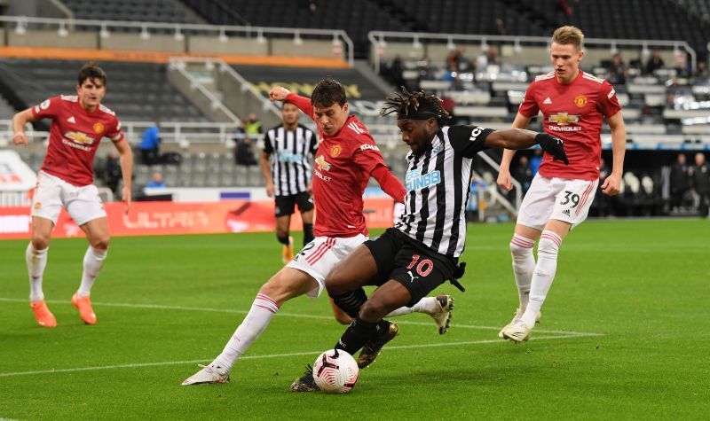 Saint-Maximin was on top form against Manchester United.