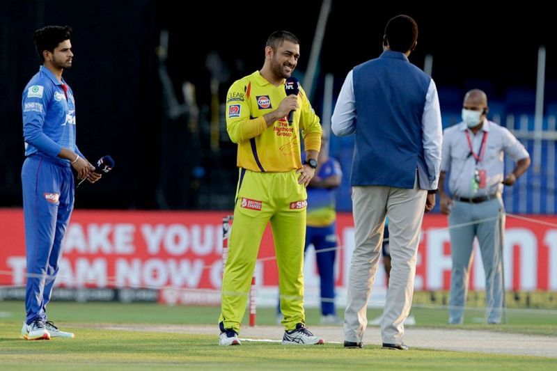 MS Dhoni hardly had opportunities to smile during the chase. [PC: iplt20.com]