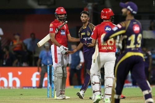 Kings XI Punjab vs Kolkata Knight Riders. Pic: IPLT20.COM