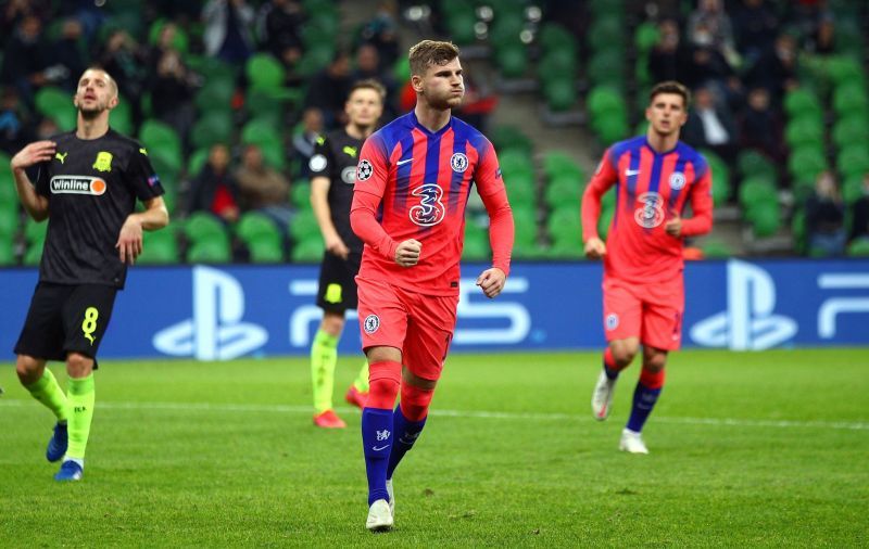 Timo Werner scored his fourth goal of the season against Krasnodar.