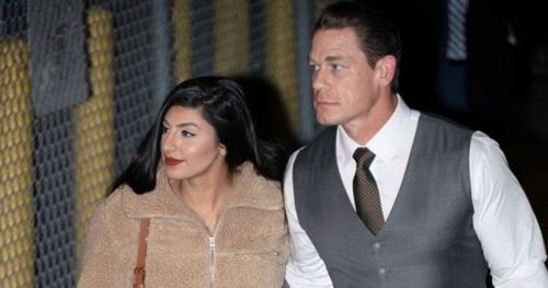 John Cena and Shay Shariatzadeh.