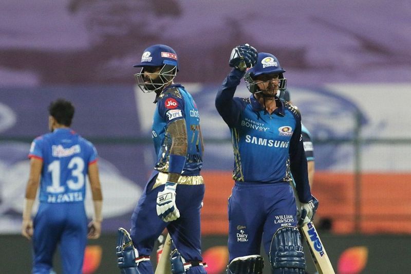 Quinton de Kock won the Man of the Match award when MI faced DC earlier in IPL 2020 (Image Credits: IPLT20.com)