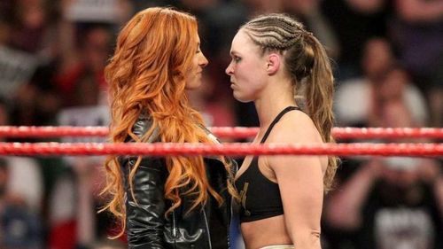 Becky Lynch and Ronda Rousey