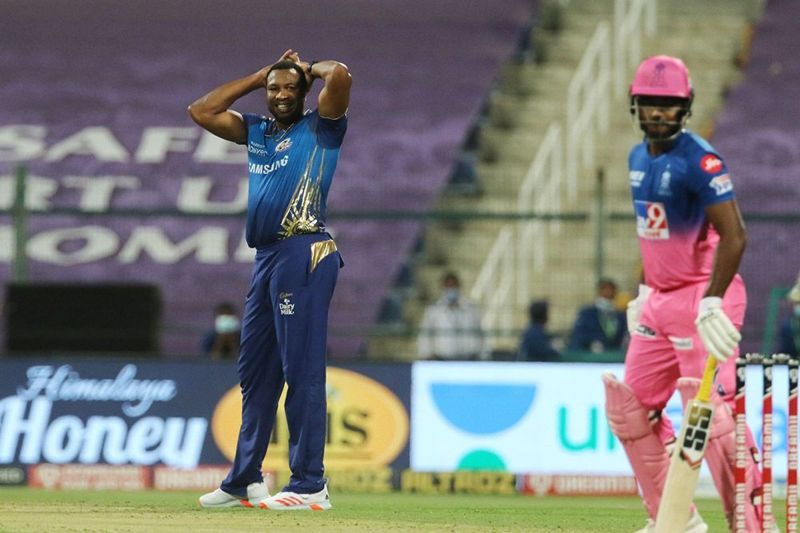 Kieron Pollard had an out-of-sorts day as captain and all-rounder. [PC: iplt20.com]