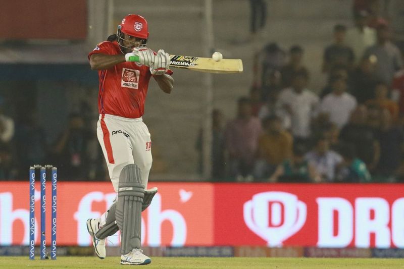 Chris Gayle in action for Kings XI Punjab during IPL 2019. (Image Credits: IPLT20.com)