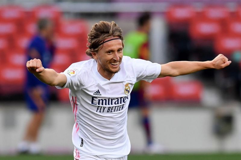 Luka Modric scored a fine goal to seal all three points for Real Madrid.