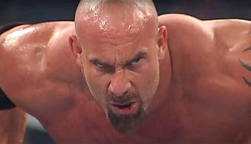 Goldberg was a little hot under the collar (Pic Source: WWE)