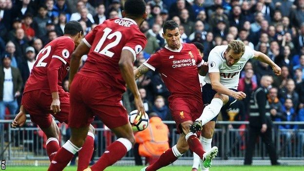 Dejan Lovren struggled as Spurs hit Liverpool for four in 2018.