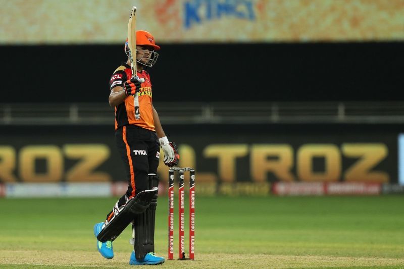 Priyam Garg scored his first fifty in the IPL.