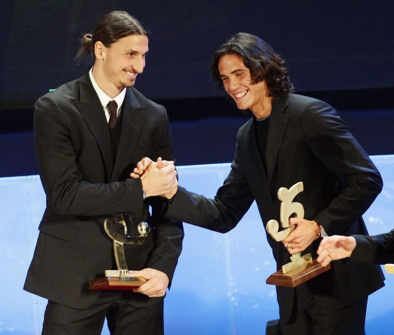 Both Zlatan and Cavani find themselves on this elite list