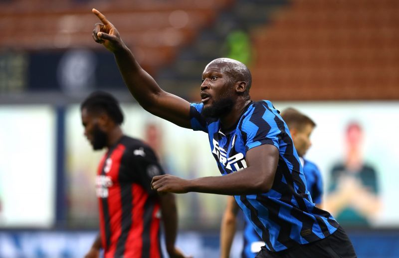 Romelu Lukuku scored his fourth goal of the season in Serie A against AC Milan