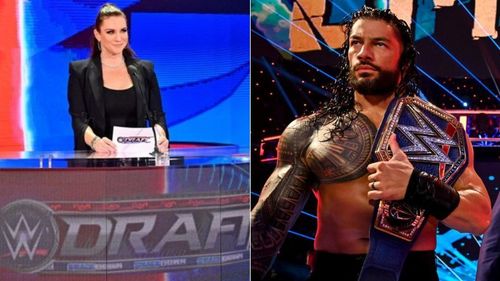 Stephanie McMahon and Roman Reigns