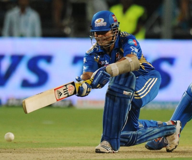 Sachin Tendulkar and Dwayne Smith forged a 163-run opening stand in 2012. (Image Credits: IPLT20.com)