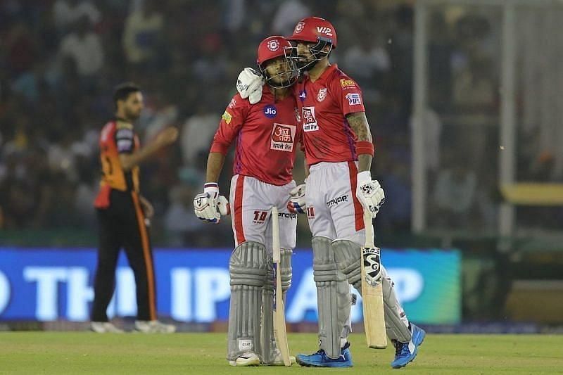 KL Rahul and Mayank Agarwal have stood out for Kings XI Punjab at the top of the order