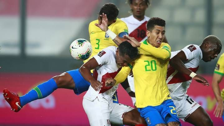 There were times when Brazil lacked defensive composure against Peru.