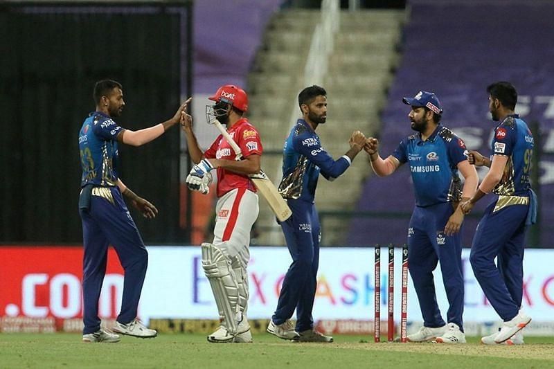 Mumbai Indians vs Kings XI Punjab. Pic: IPLT20.COM