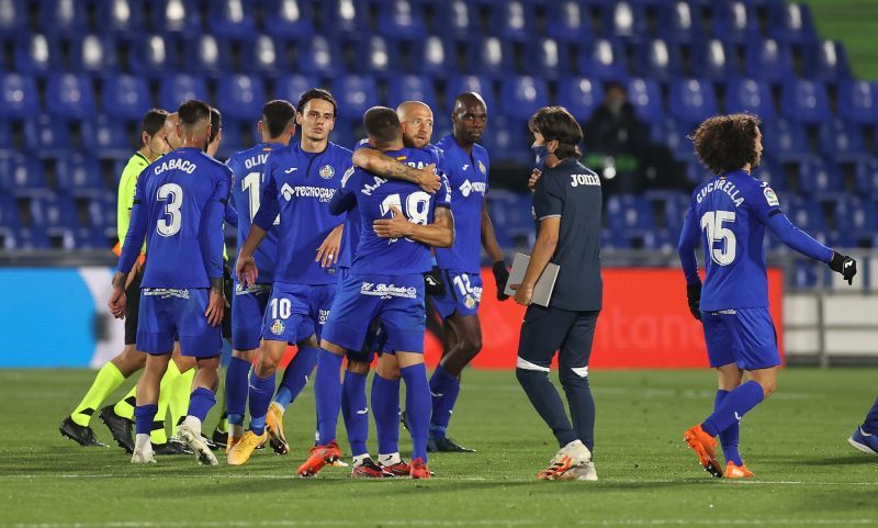 Getafe opened the scoring in the second half