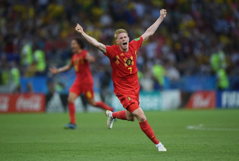 Kevin de Bruyne was among a number of first-team Belgium players rested