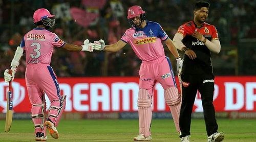 Royal Challengers Bangalore vs Rajasthan Royals. Pic: BCCI/IPLT20.COM