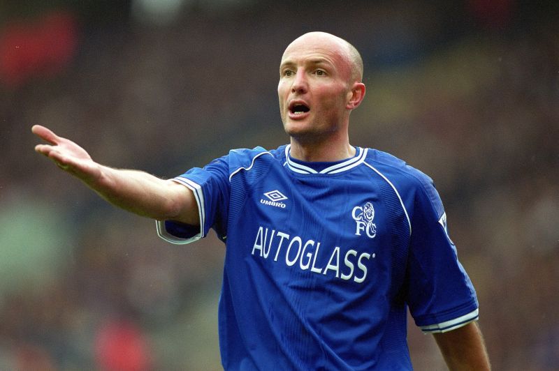 Frank Leboeuf in action for Chelsea