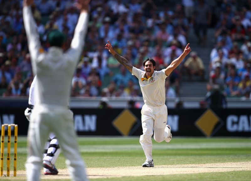 Mitchell Johnson picked up 37 wickets and was the Player of the Series in the 2013-14 Ashes