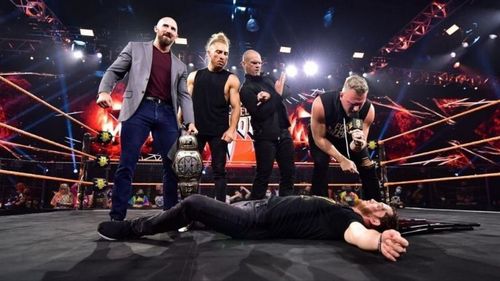 'The Brusierweight' Pete Dunne aligned himself with Pat McAfee, Oney Lorcan, and Danny Burch at NXT: Halloween Havoc